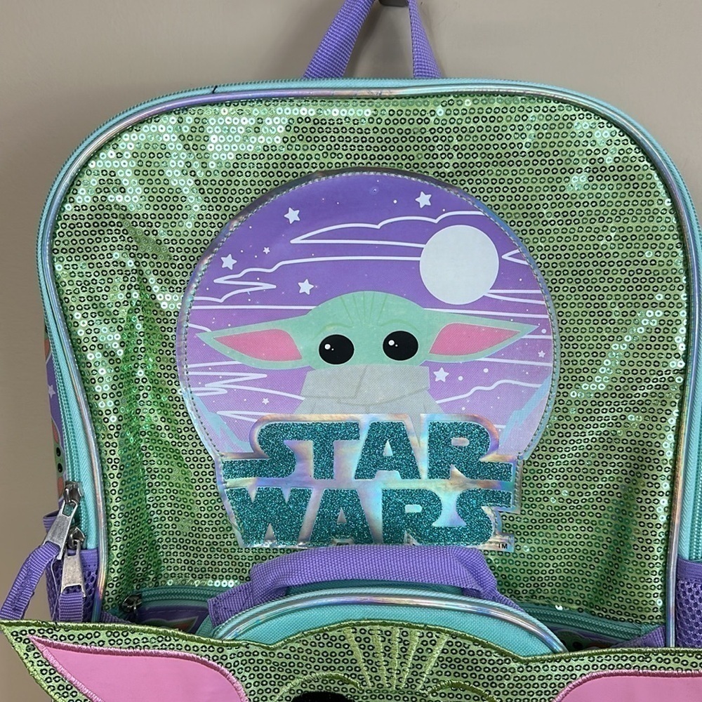 Disney Star Wars book bag with matching lunch bag - Picture 3 of 4
